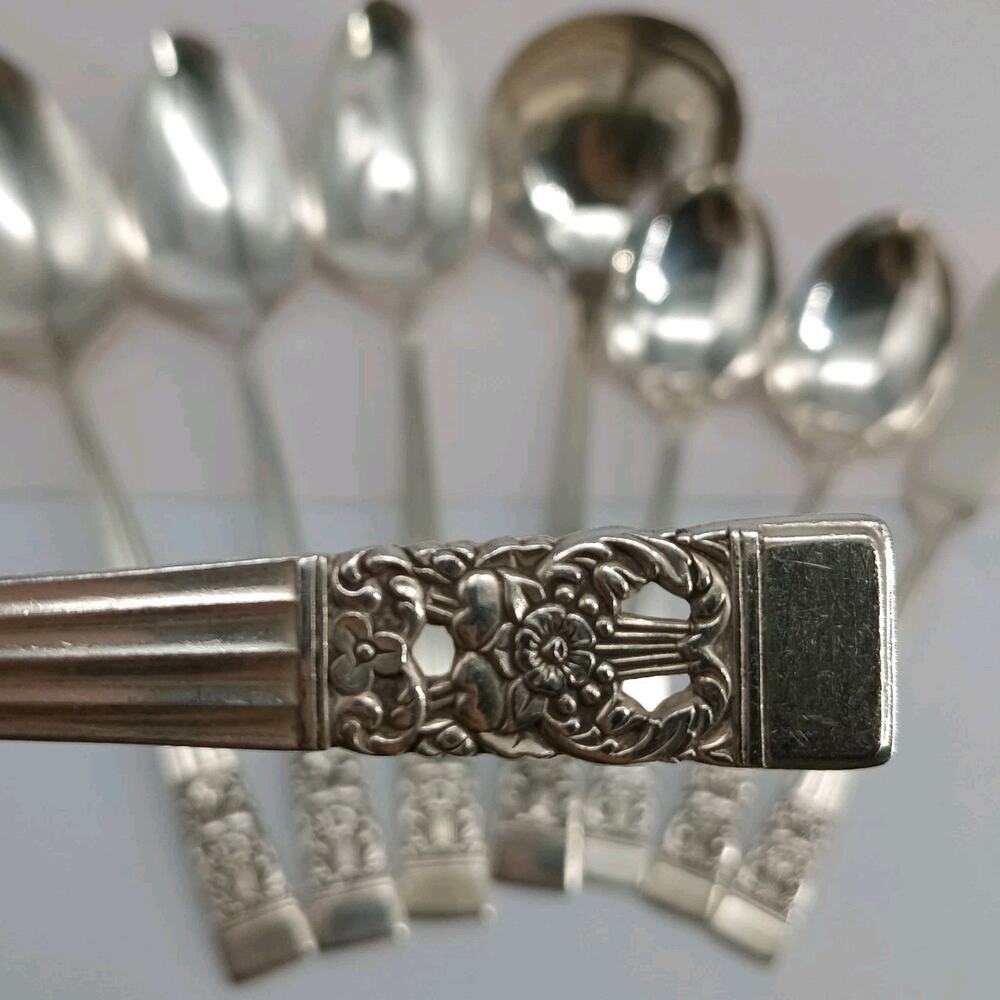 8X Serving Oneida CORONATION Silverplate Ladle Spoons Slotted Sugar Spreader